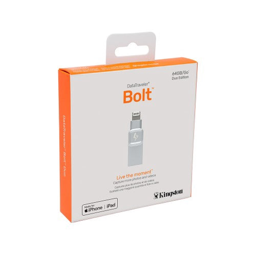 Kingston 64GB Data Traveler Bolt Duo Flash(C-USB3L-SR64G-EN) Kingston 64GB Data Traveler Bolt Duo Flash(C-USB3L-SR64G-EN)